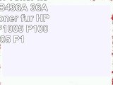 4 Pack Cool Toner kompatibel CB436A 36A Schwarz Toner für HP LaserJet P1005 P1006 P1505