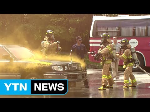 폭염 속 실전 같은 예비 소방관들의 훈련 / YTN (Yes! Top News)