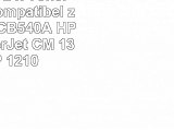 Merotoner 2 x Toner  Drucker  Kompatibel zu 125A HP CB540A HP Color LaserJet CM 1312