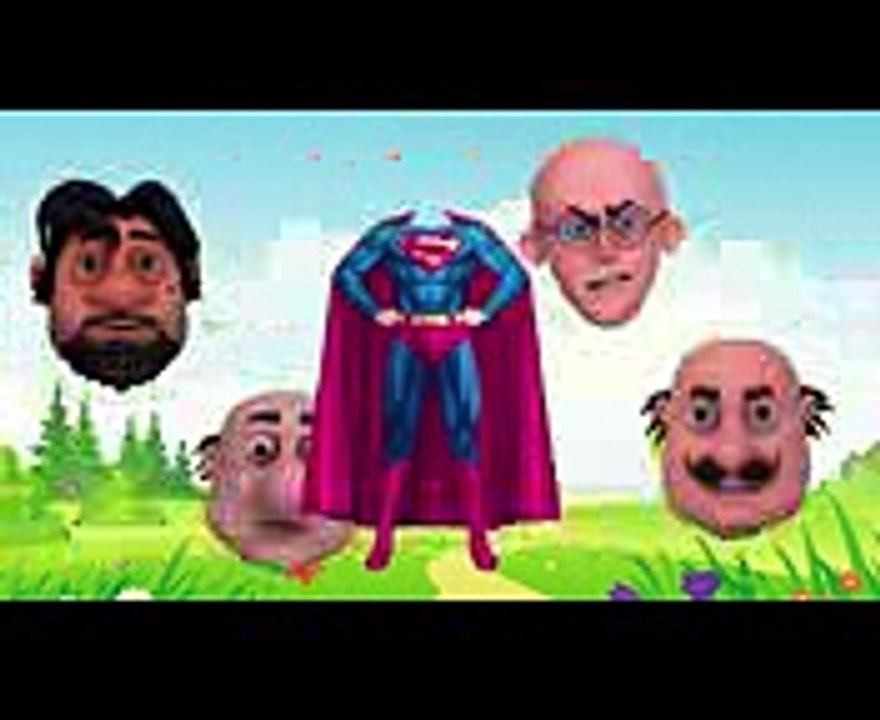 MOTU PATLU Wrong Heads with Spiderman Superman in Hindi  Motu Patlu Cartoon in Hindi