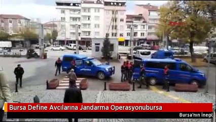 Bursa Define Avcılarına Jandarma Operasyonubursa