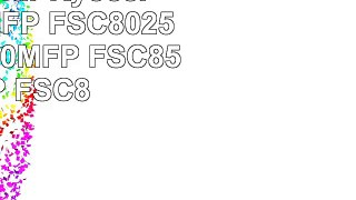 4x kompatible Tonerkartuschen für Kyocera FSC8020MFP FSC8025MFP FSC8520MFP FSC8525MFP