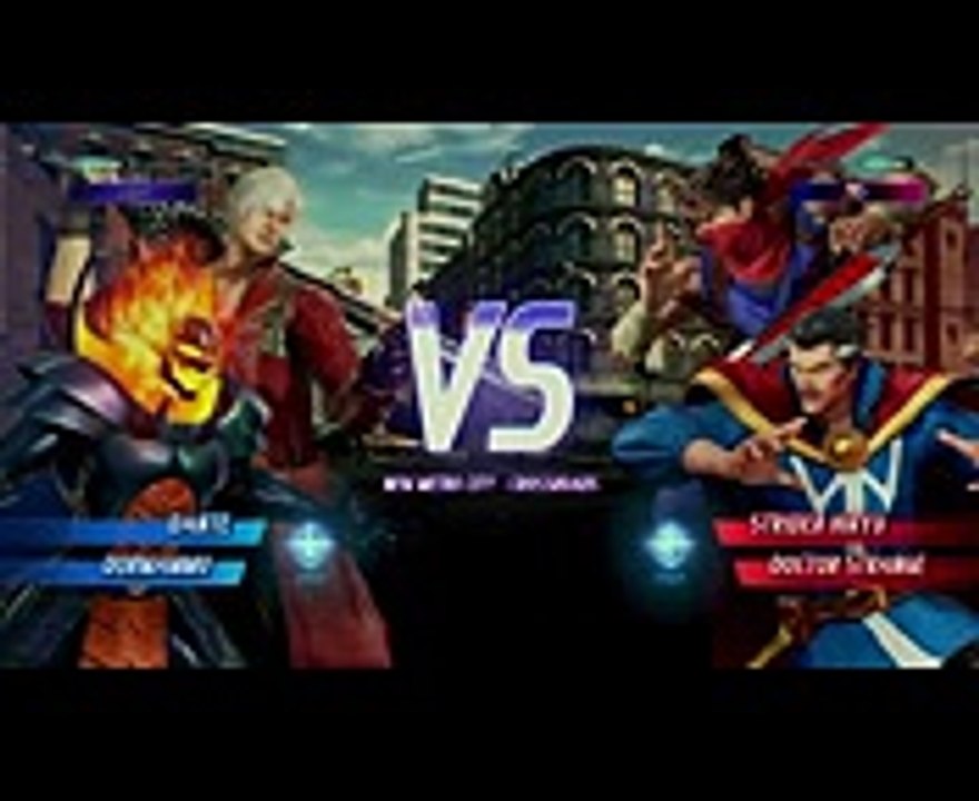 マーベルVSカプコン　インフィニット　サポートキャラをひたすらコンボ　ドクターストレンジ上手すぎ