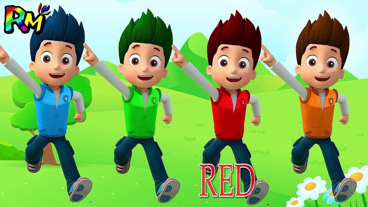 Colors for kids to Learn with Paw Patrol Ryder Wrong Color Face Masks The Alphabet Song for kids fun-n3JNHppz_7A