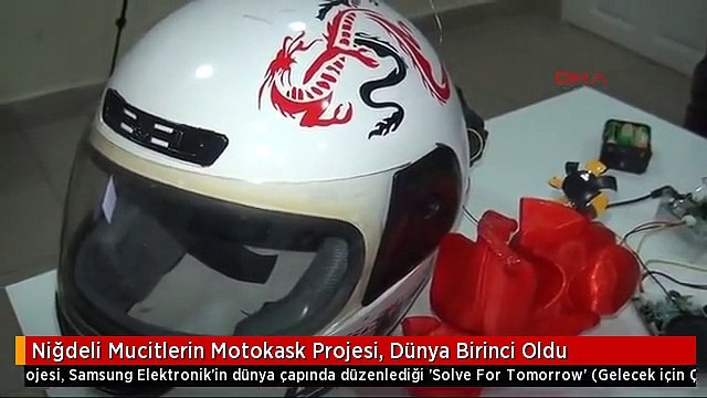 Niğdeli Mucitlerin Motokask Projesi, Dünya Birinci Oldu