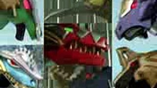 Dino Stegazord First Megazord Battle (Power Rangers Dino Thunder) - Debut