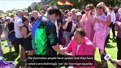 Australians say ‘yes’ to marriage equality