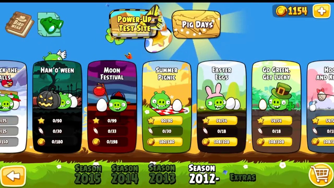 Angry Birds Seasons Moon Festival All levels