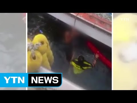 성산포항에서 바다에 빠진 50대 선원 구조 / YTN (Yes! Top News)