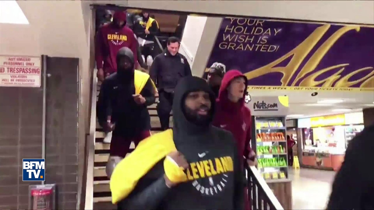 À New York, LeBron James et ses coéquipiers prennent le métro pour éviter les bouchons