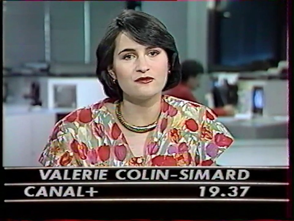 Canal + - 24 Avril 1988 - Jingles, Flash Infos spécial Présidentielle