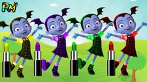 Learn Colors Disney VAMPIRINA Wrong Makeup Lipstick The Alphabet Song Nursery Rhymes Colors for kids-SgVmtnLFfAY