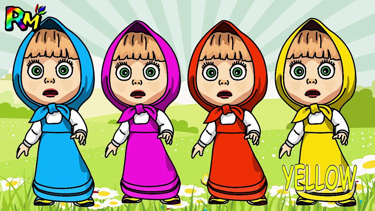 Learn Colors Masha Wrong Makeup Color Lipstick Skip To My Lou Song Nursery Rhymes Colors for kids-oDrmZ1t93cw