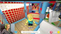 Playing EthanGamerTV Minigames / Roblox