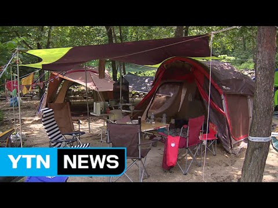 무허가 야영장 배짱 영업...안전불감증 여전  / YTN (Yes! Top News)