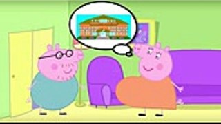 Pepa Pig - PREGNANT MUM PIG, SUPERMAN and Overturned Car. Kids cartoons! 妈妈猪，超人翻转汽车Sau der Mumie