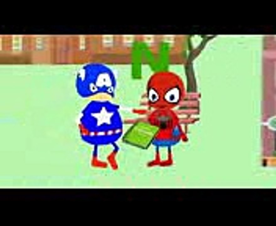 Siêu Nhân Người Nhện Hài hước cho bé ♥ Phim Hoạt hình dạy bé học vui nhộn cho bé xem