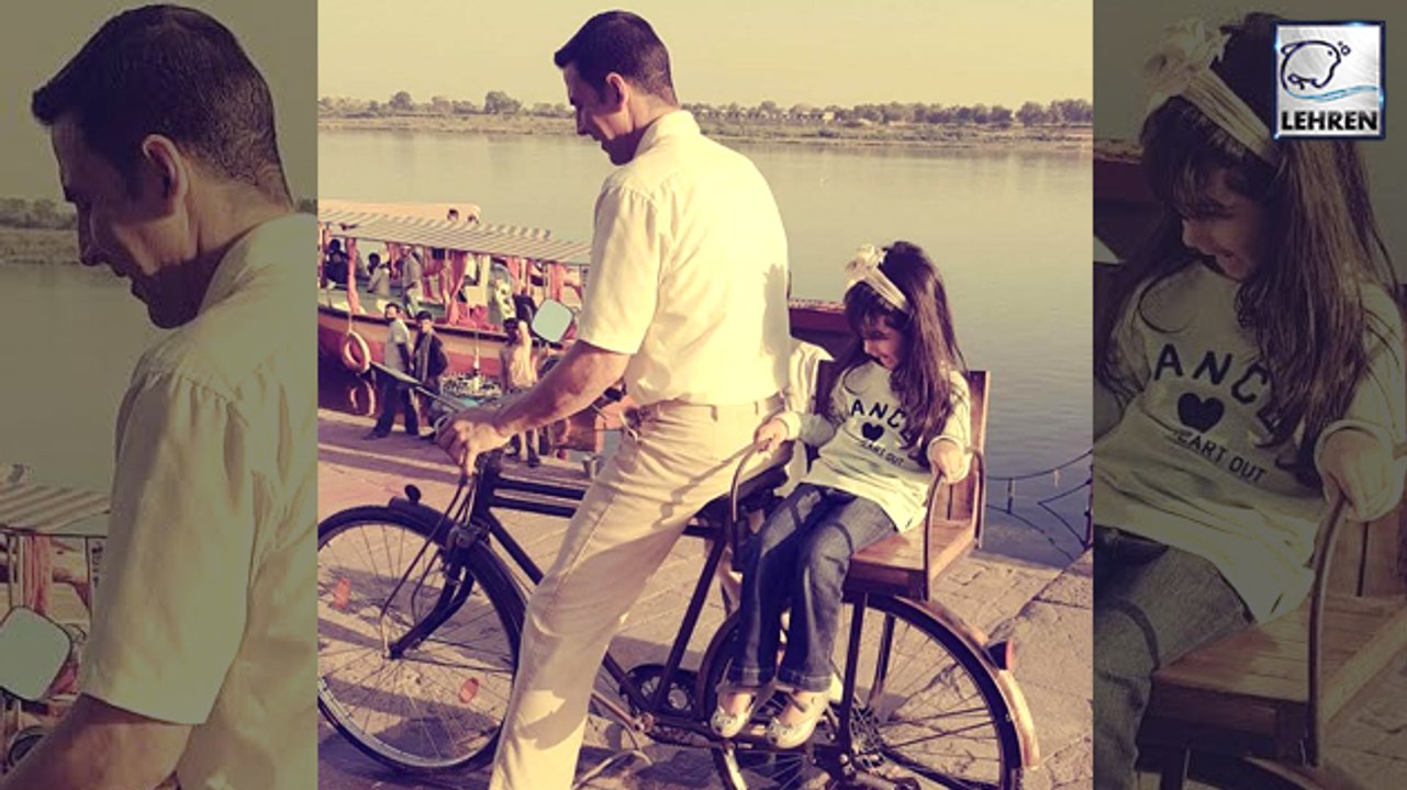 Akshay Kumar Takes CUTE Bicycle Ride With Daugh...
