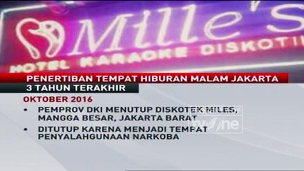 Daftar Tempat Hiburan Malam Yang Ditutup Pemprov DKI Tiga Tahun Terakhir