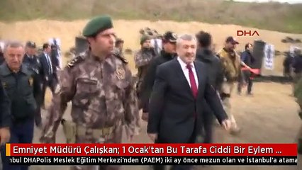 Emniyet Müdürü Çalışkan: 1 Ocak'tan Bu Tarafa Ciddi Bir Eylem Olmadı İstanbul'da.