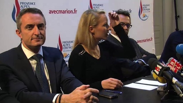 Marion Maréchal-Le Pen à Marseille hier après-midi