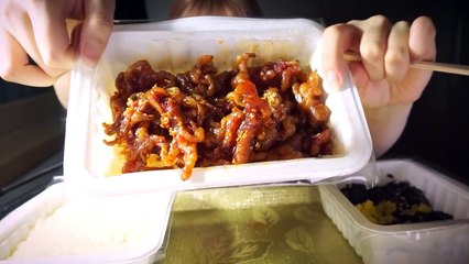 띠미의 엽기적인 병맛 ASMR 무뼈닭발 이팅사운드 [ chicken feet without bone eating sound ]