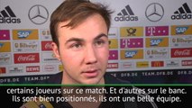 Amical - Götze : ''Et encore, il manquait des joueurs à la France...''