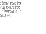 PlatinumSerie Toner XL Schwarz kompatibel für Samsung ML1660 ML1660K ML1660N ML1661K