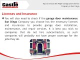 Tips to Choose the Right Garage Door Service Company in San Diego