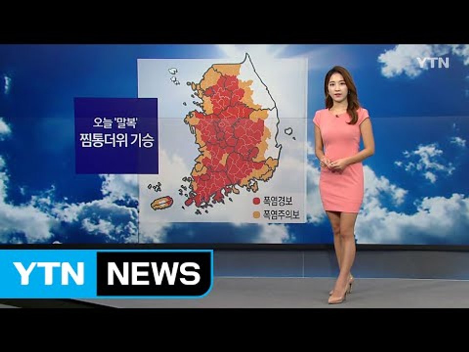 [날씨] '말복' 찜통더위 기승...동해안 비, 내륙 소나기 / YTN (Yes! T...
