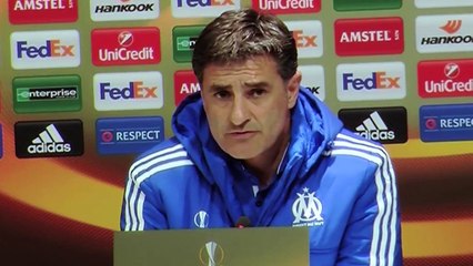 Michel évoque l'état d'esprit de ses joueurs avant Bilbao-OM