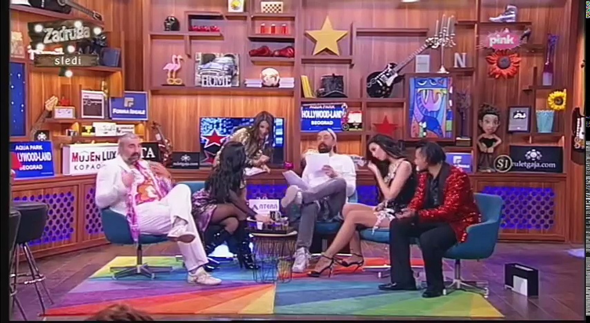⁣Serbian celebrities talk show