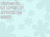 Kompatible Tintenpatronen alle Farben für HP SA308AE HP45 HP78 DeskJet 970CXI DeskJet