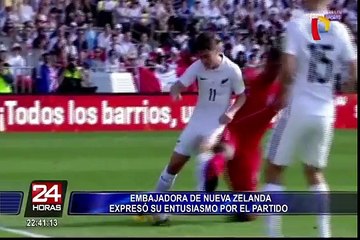 Embajadora de Nueva Zelanda expresó su entusiasmo por el último duelo del repechaje