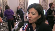 Anne Hidalgo, maire de Paris et Jean-Claude Gaudin, sénateur-maire de Marseille.