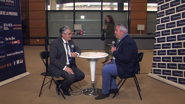 Jean-David Ciot, sur le plateau de Maritima