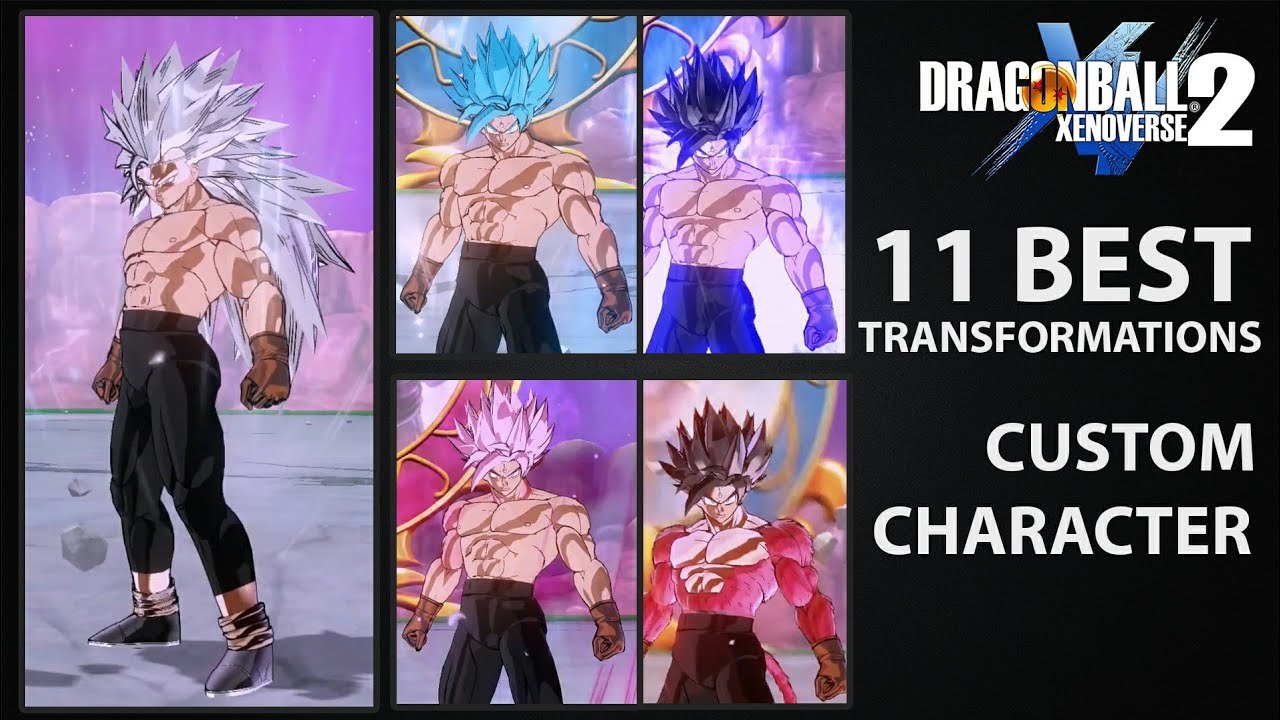 Best Transformation MODS for Cac - Custom Character |  Dragon Ball Xenoverse 2 MODS