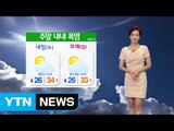 [날씨] 늦어지는 폭염과의 이별...주말 내내 덥다 / YTN (Yes! Top News)