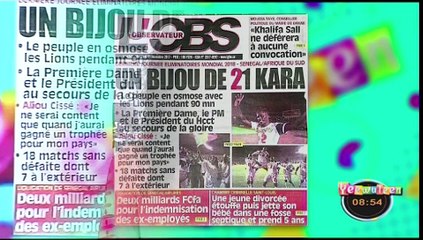 RUBRIQUE REVUE DES TITRES avec IBOU DIOUF dans Yeewu Leen du 15 Novembre 2017