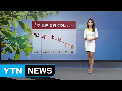 [날씨] 절기 '처서' 무색한 찜통더위...곳곳 소나기 / YTN (Yes! Top News)