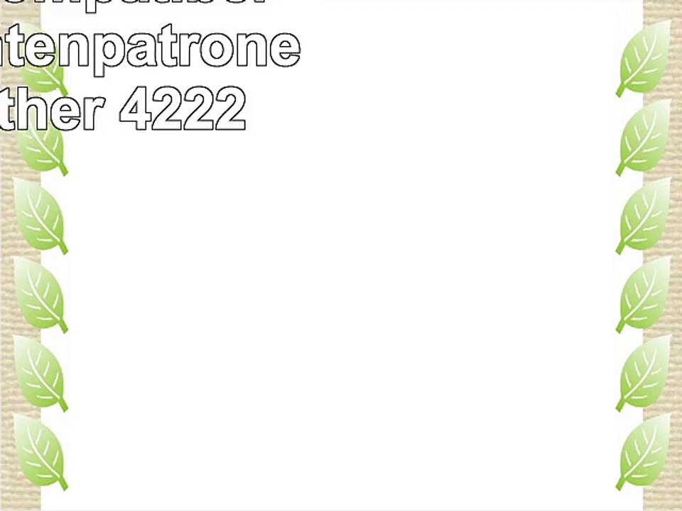 TiSa 10x kompatibel LC1240 Tintenpatronen für Brother 4222