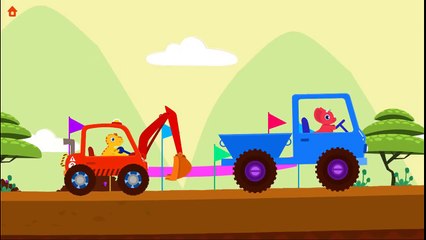 Car Games 2017 | Dinosaur Digger 02 Kids Games
