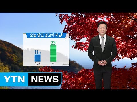 [날씨] 오늘 쾌청한 가을...아침 쌀쌀·낮 포근, 남해 높은 파도 주의 / YTN
