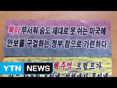北 대남 전단, 청와대 경내에서도 발견 / YTN