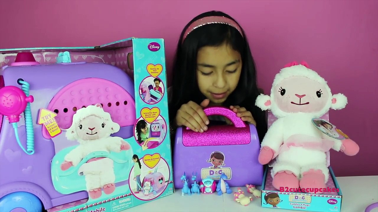 Doc McStuffins Talking Mobile Doctor Kit and Talking Lambie Toys Review |B2cutecupcakes