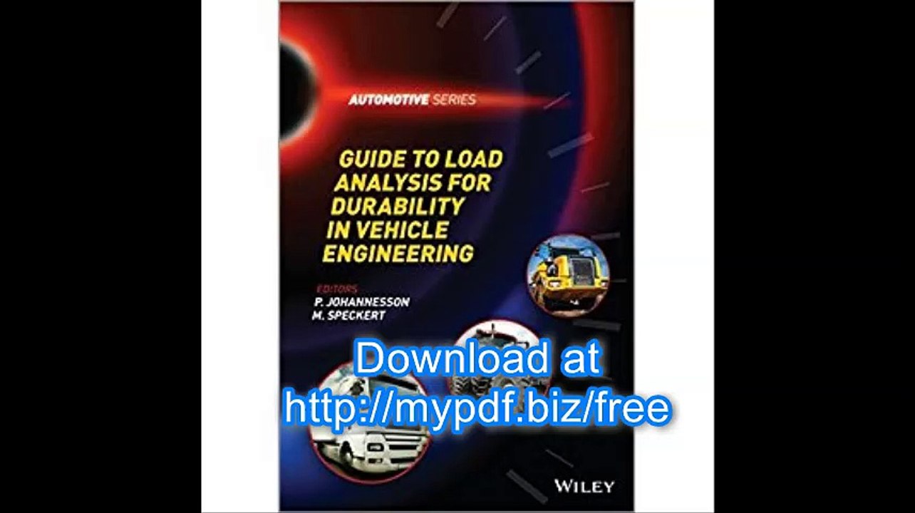 Guide to Load Analysis for Durability in Vehicle Engineering