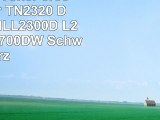 Merotoner Toner ersetzt Brother TN2320 DCPL2500D HLL2300D L2320D MFCL2700DW Schwarz