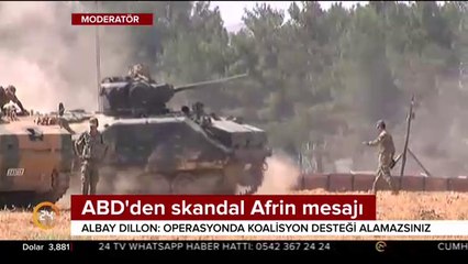 ABD'den skandal Afrin mesajı