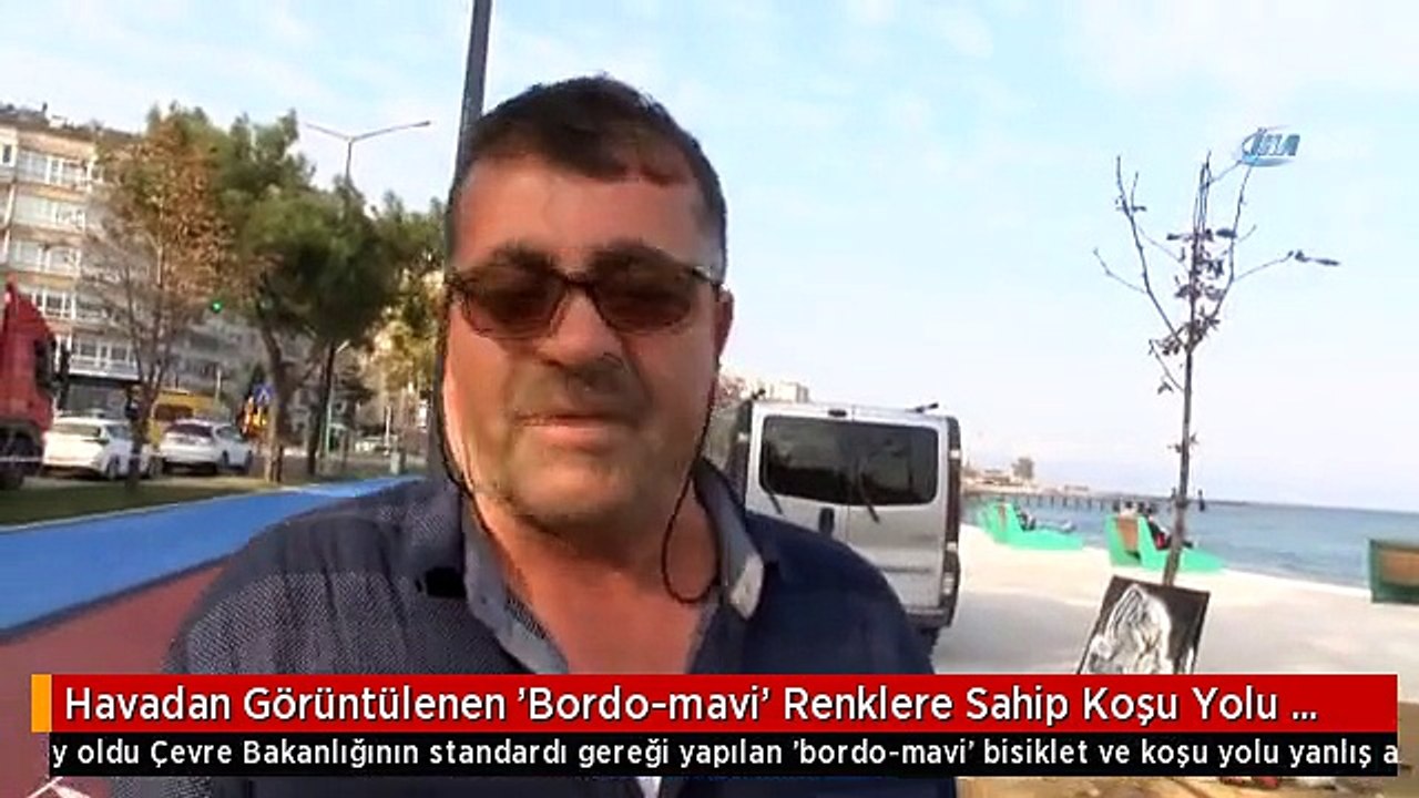 Havadan Görüntülenen 'Bordo-mavi' Renklere Sahip Koşu Yolu Olay Oldu