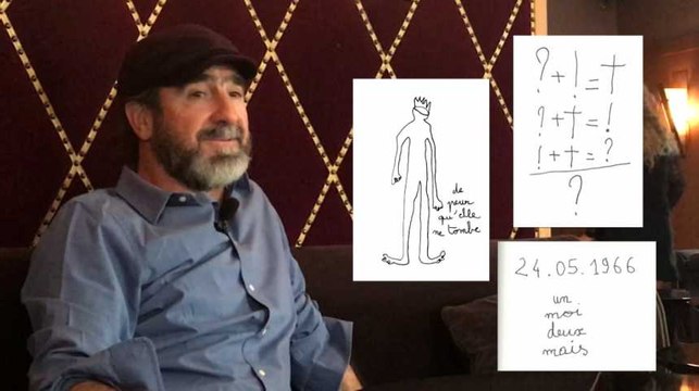 Eric Cantona décrypte trois de ses dessins